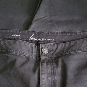 Lane Bryant Black Skinny Jeans Soft Denim